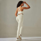 6606 cross-bras+trousers set-milk white