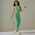 6606 vest+trousers set-light green