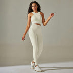 6606 vest+trousers set-milk white