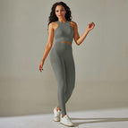 6606 vest+trousers set-deep gray