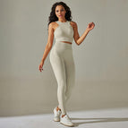 6606 vest+trousers set-light gray