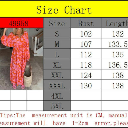 Womens Casual Long Sleeve Boho Floral Long Dress V Neck Tie Waist Maxi Dresses