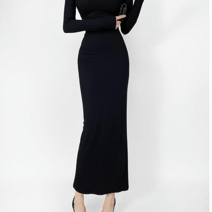 Women's Long Sleeve Bodycon Maxi Dress Casual Crew Neck Elegant Long Dresses