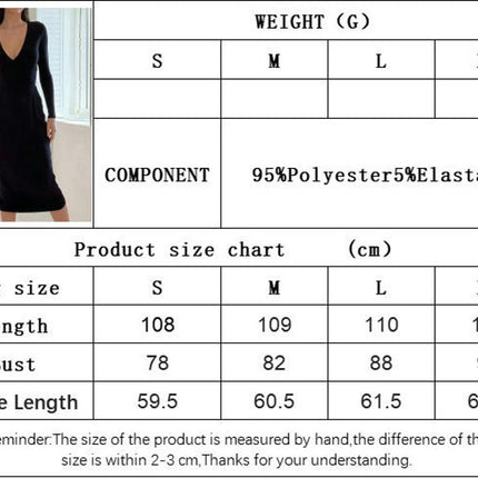 Women's Sexy Bodycon Long Sleeve Ruched Deep V Neck Tie Back Solid Party Club Midi Dress