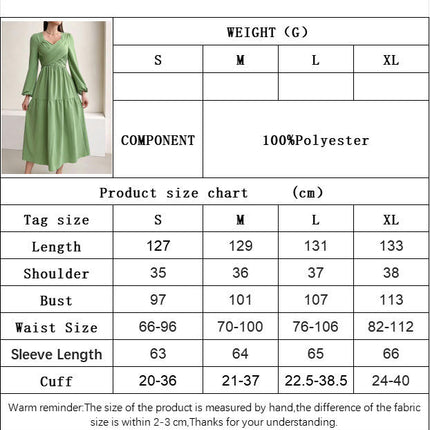 Women's Fall Long Sleeve Casual Dresses Wrap Sweetheart Neck Tiered Ruffle Flowy Midi Dress