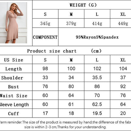 Women Sexy V-Neck Tie Bodycon Short Dress Long Sleeve A Line Flowy Midi Dresses