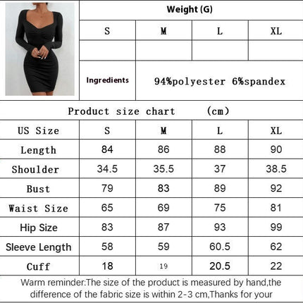 Women's Mini Dress Sexy Sweetheart Neck Long Sleeve Ruched knit Bodycon Party Club Dress