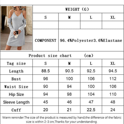 Womens Sexy Cold Shoulder V Neck Long Sleeve Slim Fit Party Club Short Mini Dresses