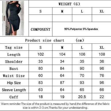 Womens Casual Sexy Long Sleeves Bodycon Dress Ruched Split Club Mini Dresses