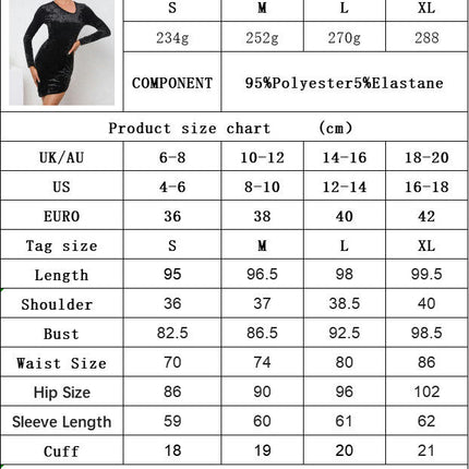 Womens Long Sleeve Velvet Mini Dress V Neck Bodycon Cocktail Party Club Dresses