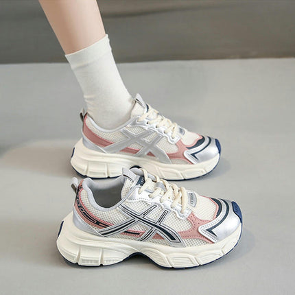 Women Casual Platform Sneakers Non Slip Lightweight Workout Breathable Fashion Sneakers