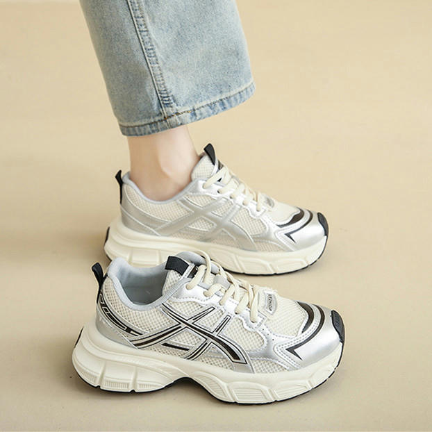 Women Casual Platform Sneakers Non Slip Lightweight Workout Breathable Fashion Sneakers