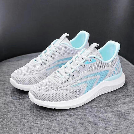 Women's Laces Running Shoes Lightweight Walking Outdoors Casual Sneakers