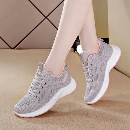 Womens Running Cushion Gym Shoes Casual Breathable Lightweight Athletic Shoes