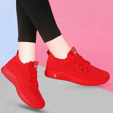 Women Tennis Walking Shoes Casual Non Slip Resistant Running Sneakers