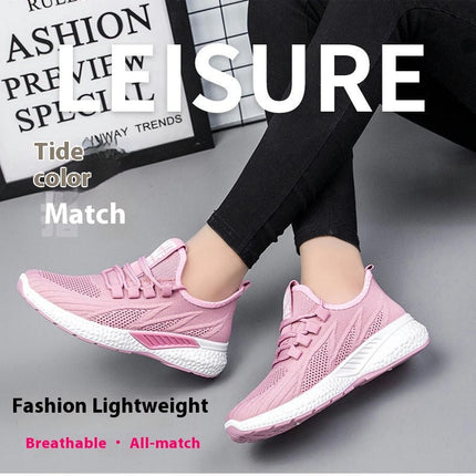 Women's Sneakers Walking Tennis Lightweight Casual Lace Up Workout Shoes