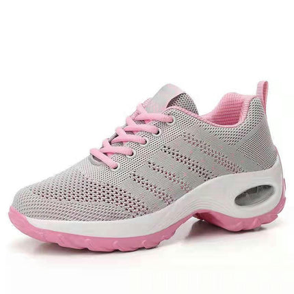 Women's Platform Chunky Fashion Walking Lace-Up Comfortable Sneakers