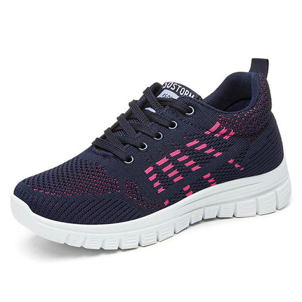 Women's Lace Up Walking Shoe Lightweight Workout Breathable Fashion Sneakers