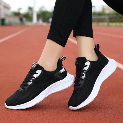 Women's Athletic Road Running Lace up Walking Comfort Lightweight Fashion Sneakers