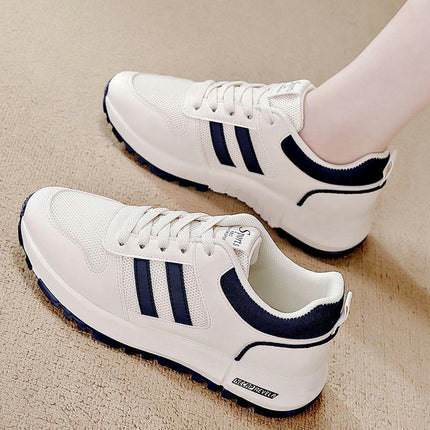 Women Running Fashion Sneakers Athletic Tennis Lace Up Breathable Gym Workout Jogging Casual