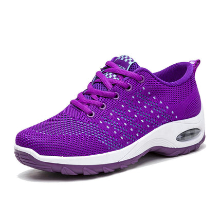 Women Fashion Lace Up Breathable Gym Workout Jogging Sneakers