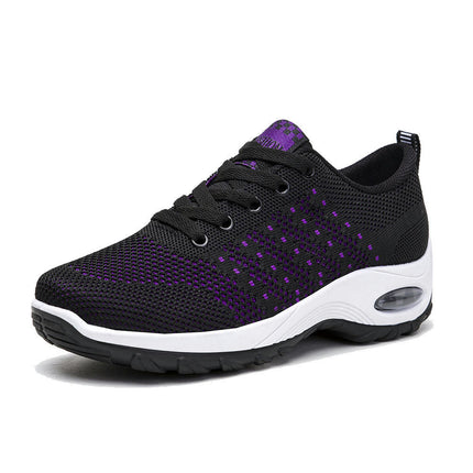 Women Fashion Lace Up Breathable Gym Workout Jogging Sneakers