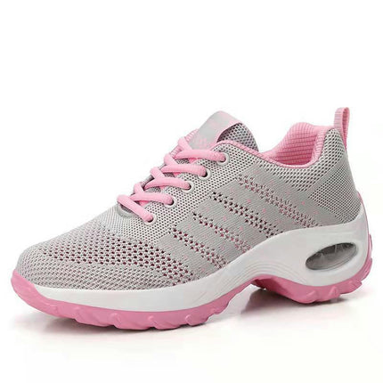 Women Fashion Lace Up Breathable Gym Workout Jogging Sneakers