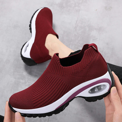 Womens Slip On Shoes Casual Working Athletic Gym Running Shoes