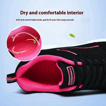 Womens Running Shoes Non Slip Fashion Sneakers Casual Breathable Lightweight Gym Sport