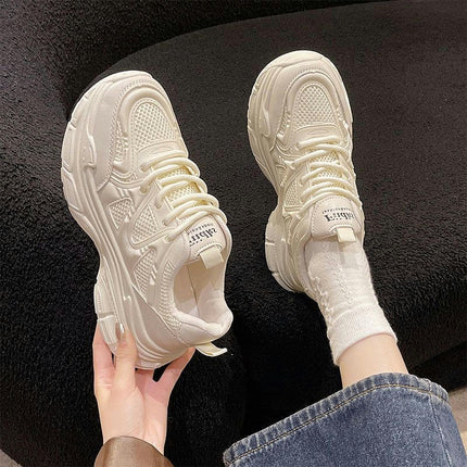 Women Walking Fashion Sneakers Casual Road Running Breathable Gym