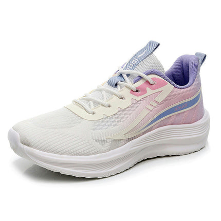 Womens Fashion Sneakers for Sport Breathable Lace up Style Training Running Shoes