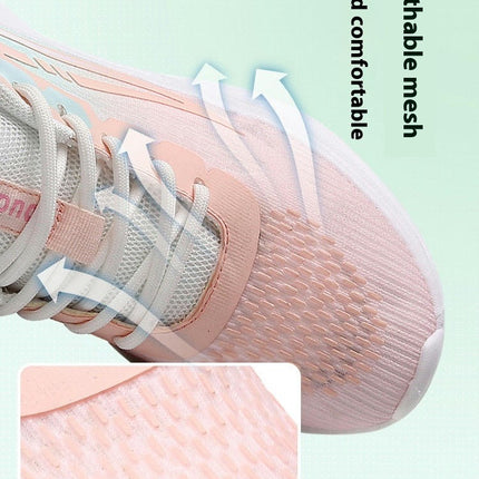 Womens Fashion Sneakers for Sport Breathable Lace up Style Training Running Shoes