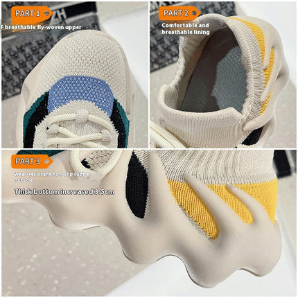 Womens Lightweight Cushion Walking Shoes for Fashion Breathable Mesh Sneakers