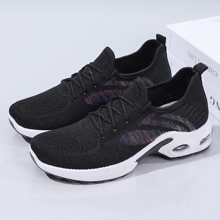 Slip-On Mesh Trainers Women's Work Comfortable Casual Air Cushion Athletic Shoes