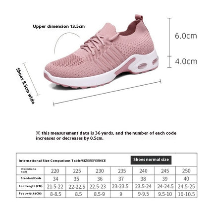 Women Athletic Sneakers Fashion Mesh Lightweight Walking Shoes