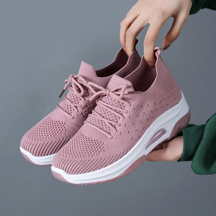 Womens Fashion Lightweight Walking Sneakers Gym Jogging Running Tennis Shoes