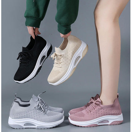 Womens Fashion Lightweight Walking Sneakers Gym Jogging Running Tennis Shoes