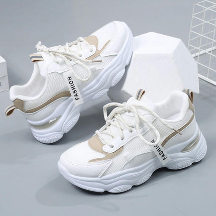 Women's Running Shoes Non Slip Athletic Tennis Walking Round Head Type Sneakers