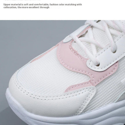 Women's Running Shoes Non Slip Athletic Tennis Walking Round Head Type Sneakers