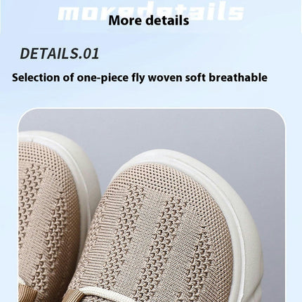 Slip ins Women Walking Sneakers Hand Free Mesh Shoes for Pregnant