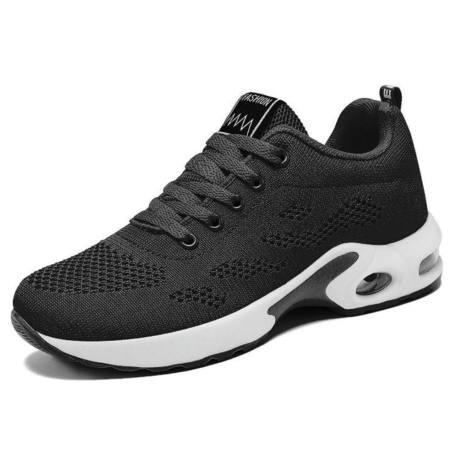 Womens Lightweight Air Cushion Sneakers Breathable Gym Jogging Running Tennis Shoes