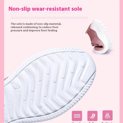 Women Sneakers Hands Free Walking Maternity Shoes with Arch Supports