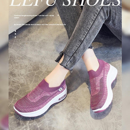 Women's Walking Slip On Shoe Lightweight Breathable Comfortable Mesh Sneakers