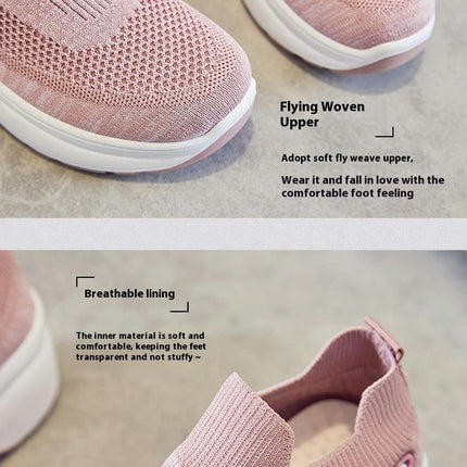 Women's Walking Slip On Shoe Lightweight Breathable Comfortable Mesh Sneakers