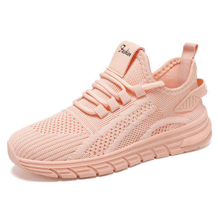 Women Walking Running Sneakers Knit Mesh Comfortable Work Shoe