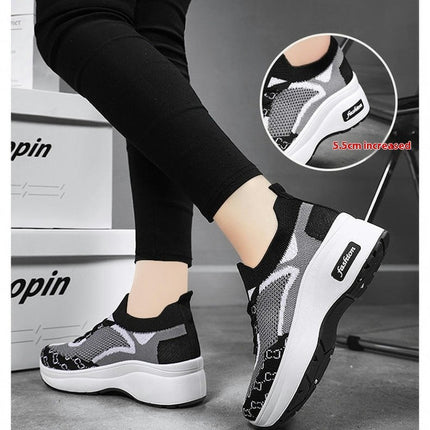 Lightweight Breathable Sneakers for Women Casual Mesh Low Top Running Shoes