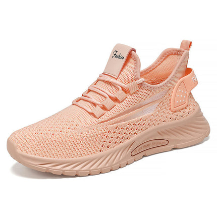 Women's Shoes Fly Woven Hollow Breathable Fashion Flat Lace Up Sport Shoes Women