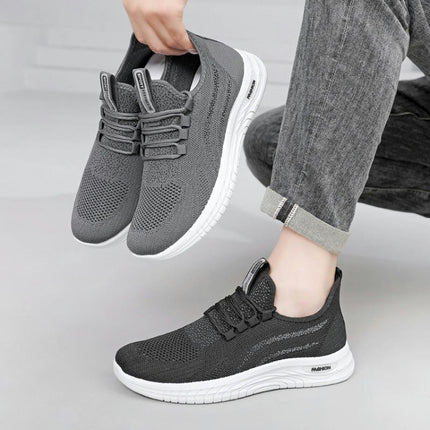 Work Shoes for Men Lace Up Classic Casual Ultra Lightweight Breathable Sneakers