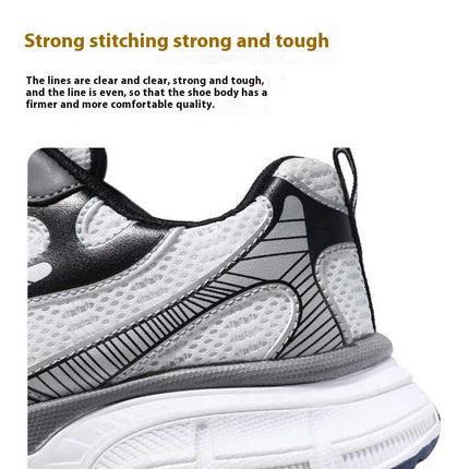 Men Classic Lace-Up Fashion Ultra Lightweight Breathable Jogging Sports Shoes