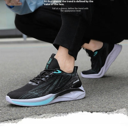 Men's Breathable Lightweight Sneakers Non Slip Sport Gym Jogging Trail Running Shoes